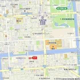 ボヌール扇橋の地図