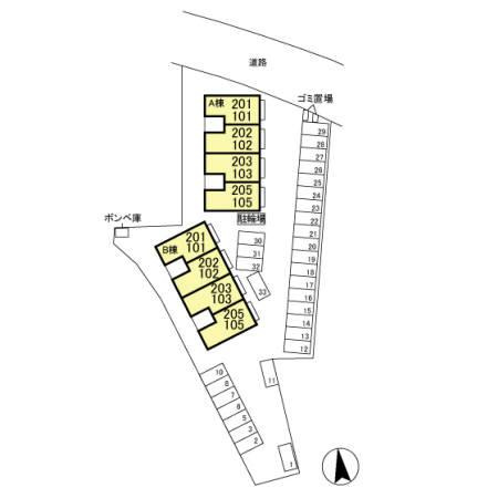 グランテラス宮子　Ａの区画図|他社様掲載物件もまとめてご紹介、ご案内可能です(^^)/