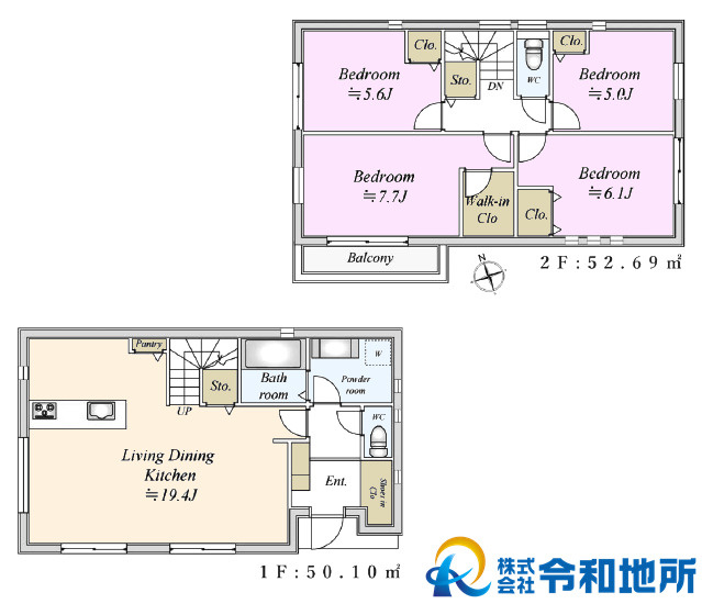 新築戸建　茅ヶ崎市高田3丁目の間取り