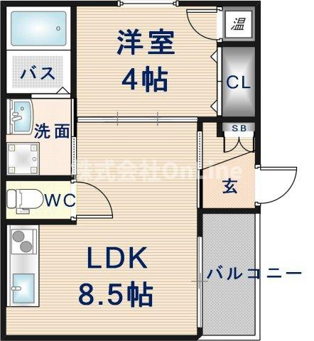 【間取り】 | カンテサンス勝山北Ⅱ