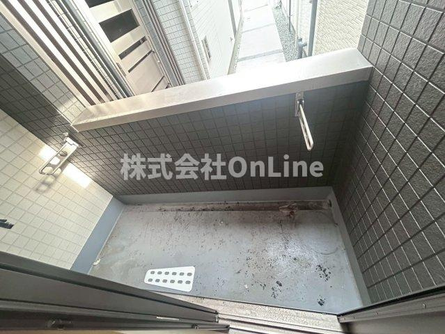 カンテサンス勝山北Ⅱのバルコニー