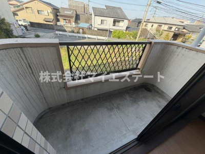 【バルコニー】 | 蛇籠町マンション2号館 | 北東側洋室バルコニー