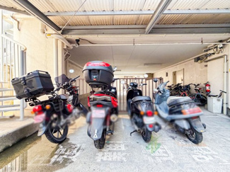 【駐車場】 | 日生土地戸越マンション | バイク置場