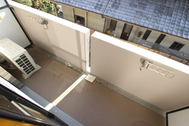 菖蒲池コーポのバルコニー