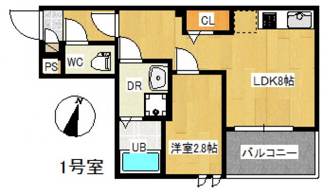 REGALEST-S 中筋の間取り