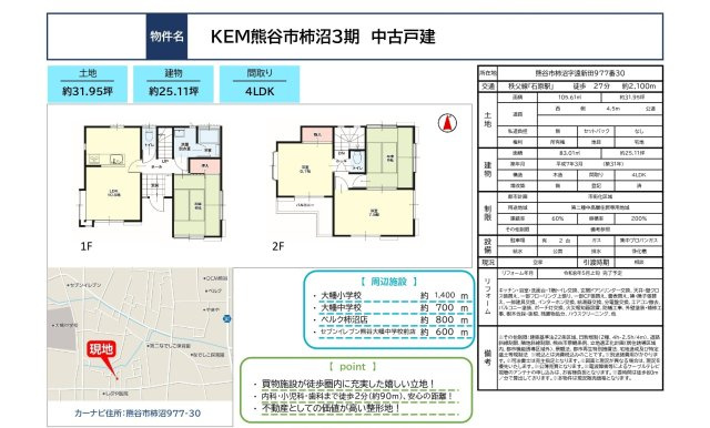 中古戸建　熊谷市柿沼977-30（リフォーム住宅）のその他