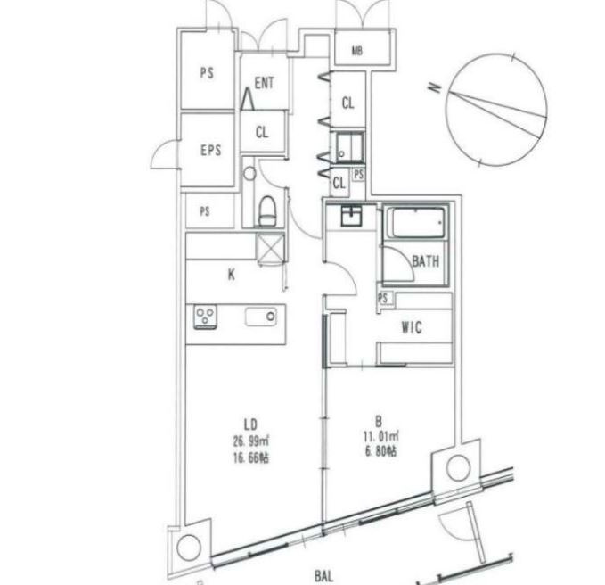 CHASKA CHAYAMACHI RESIDENCEの間取り