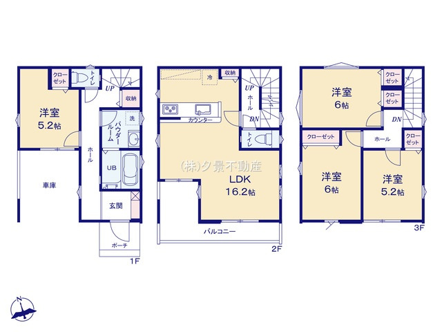 《仲介手数料無料》朝霞市幸町１丁目8-4新築一戸建てフィットエーの間取り