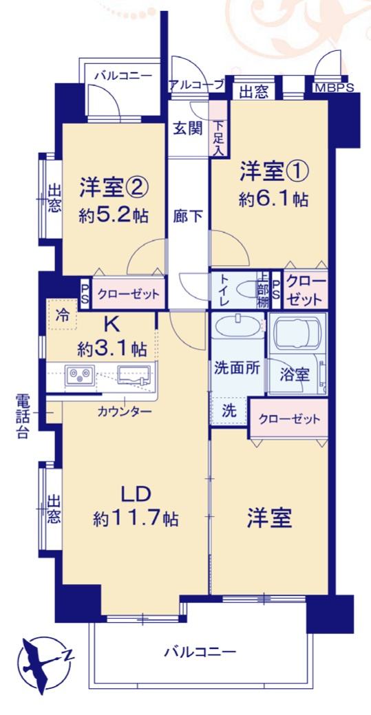 ライオンズマンション三郷早稲田公園のその他|間取り