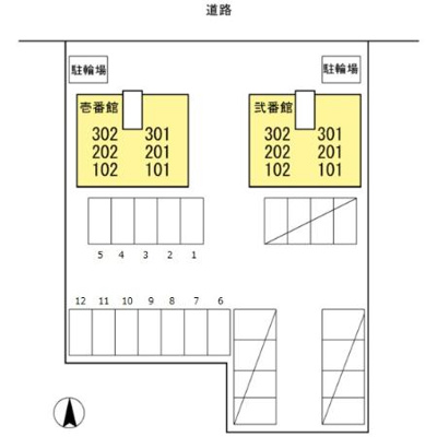 【区画図】 | デミュール壱番館