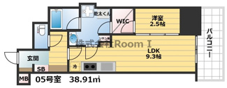 【間取り】 | アーバネックス谷町四丁目
