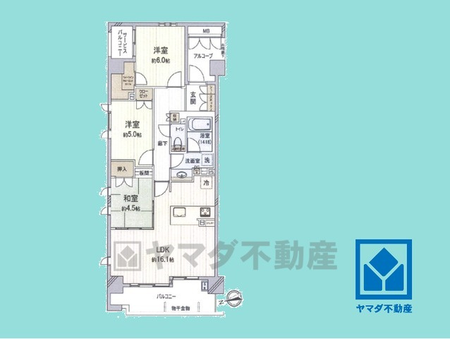 グランドパレス西宮武庫川の間取り