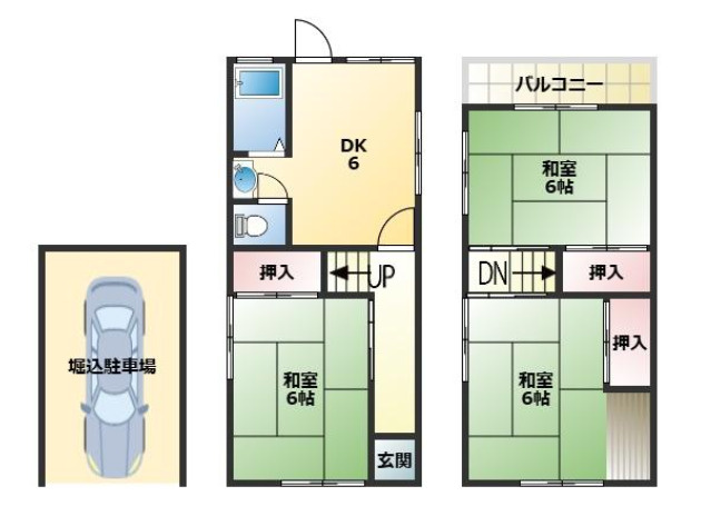 垂水区旭が丘2丁目戸建の間取り