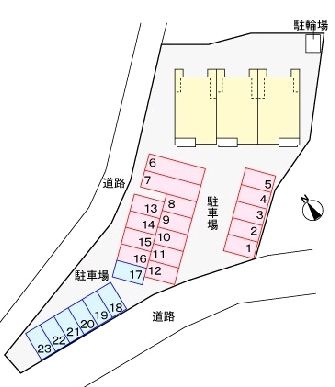 フラン　アンジュの駐車場