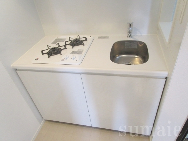 リヴシティ王子神谷のキッチン|ガスコンロ2口です☆