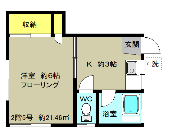 富士ハイツの間取り