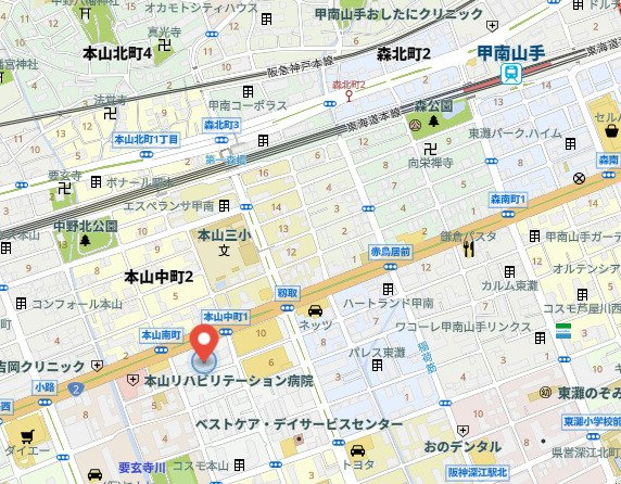 レピア・フェルティ本山の地図