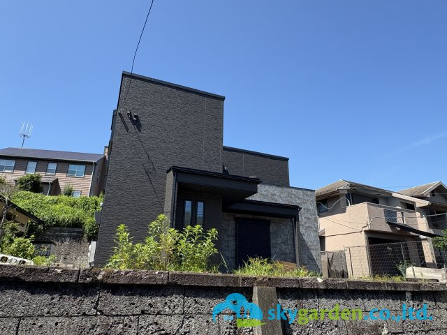 鎌倉市梶原三丁目 新築戸建 全1棟の外観|令和8年7月9日撮影（建築中）