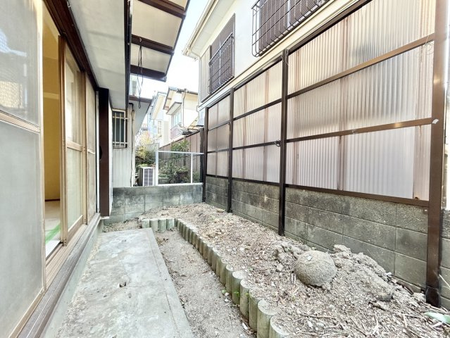 高知市北竹島町　中古戸建の庭