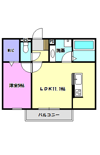 Sereno MORIYAⅡの間取り