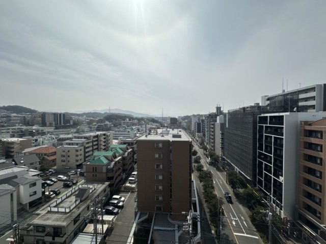グランフォーレラグゼ平尾の展望|南西向き陽当たり良好なので洗濯物もよく乾きそうです☆