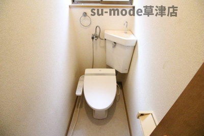 【トイレ】 | 湖南市岩根貸家 | シンプルなトイレです