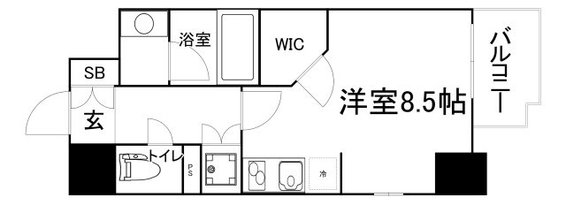 【間取り】 | パークキューブ北浜