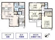 桶川市朝日4期　新築戸建　全2棟　2号棟の画像