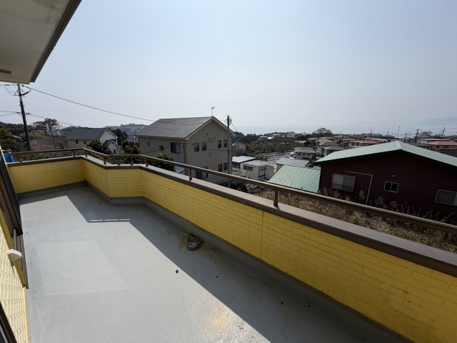湯河原町　吉浜のバルコニー