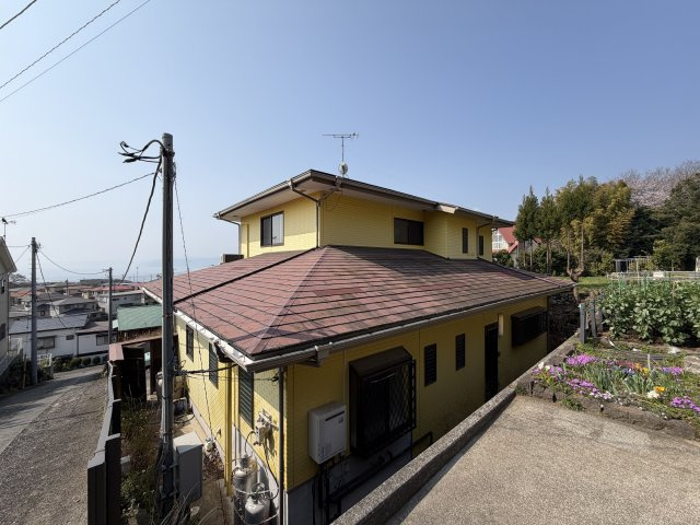 湯河原町　吉浜の前面道路含む現地写真