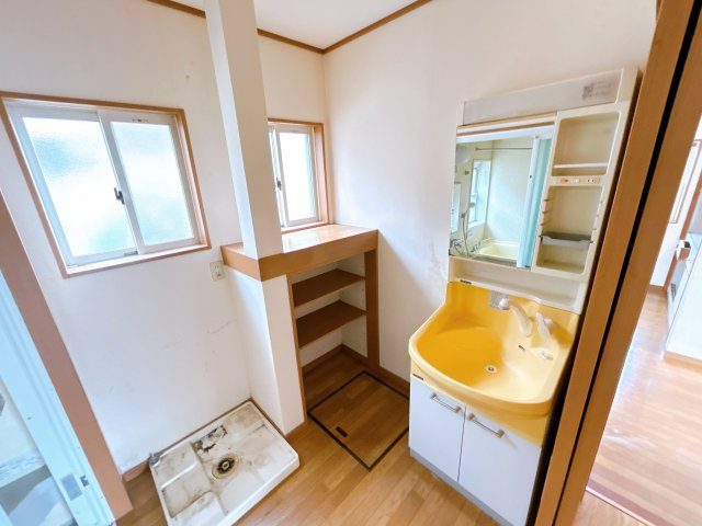 いわき市【鹿島町米田】　不動産プラスの独立洗面台|独立洗面化粧台付き