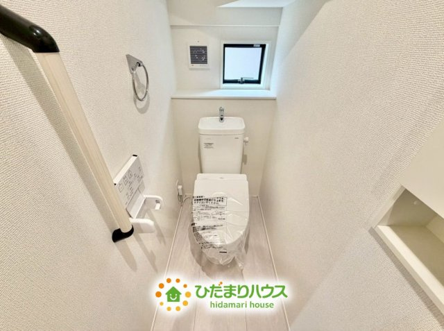 幸手市中12期　新築一戸建て　グラファーレのトイレ|落ち着いた雰囲気で、快適な暮らしを支える設備です！