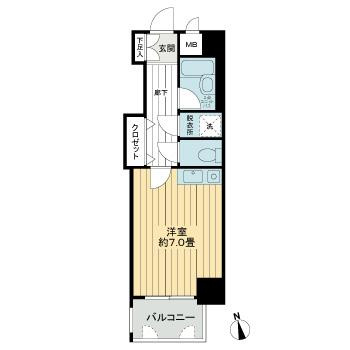 ライオンズマンション熊本中央の間取り