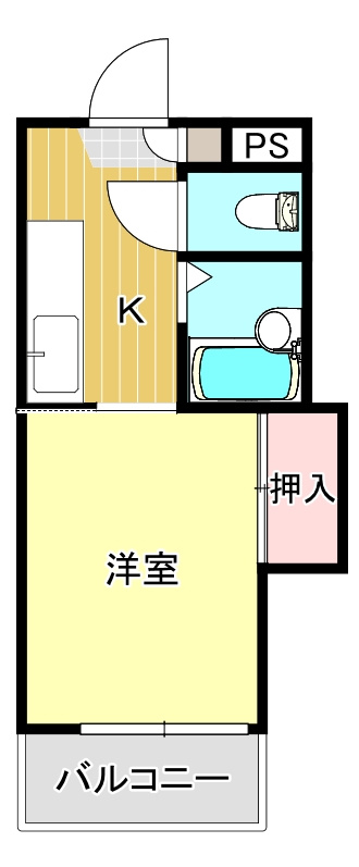 シャトレ若葉の間取り