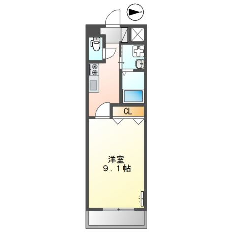 Hope Matsufujiの間取り