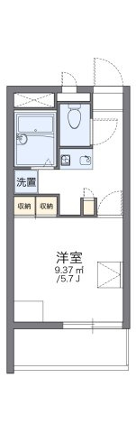レオパレス龍南の間取り