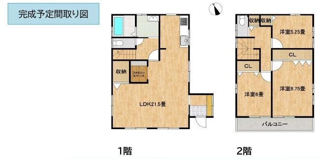 中古戸建　熊谷市円光1-11-7（リフォーム住宅）の間取り