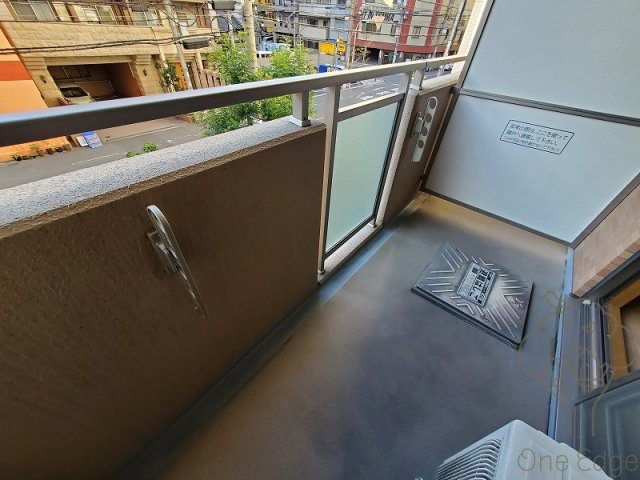 天満リバーサイドプラザのバルコニー