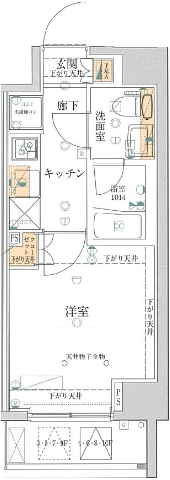 ユリカロゼ梅島の間取り
