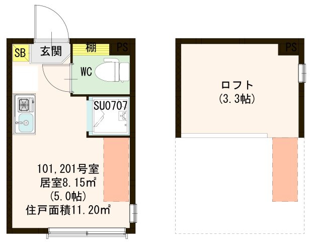 【間取り】 | ハーモニーテラス千石