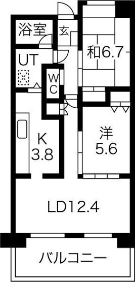 【間取り】 | 三向ハイツ元今泉 | オータニ宇都宮駅東店