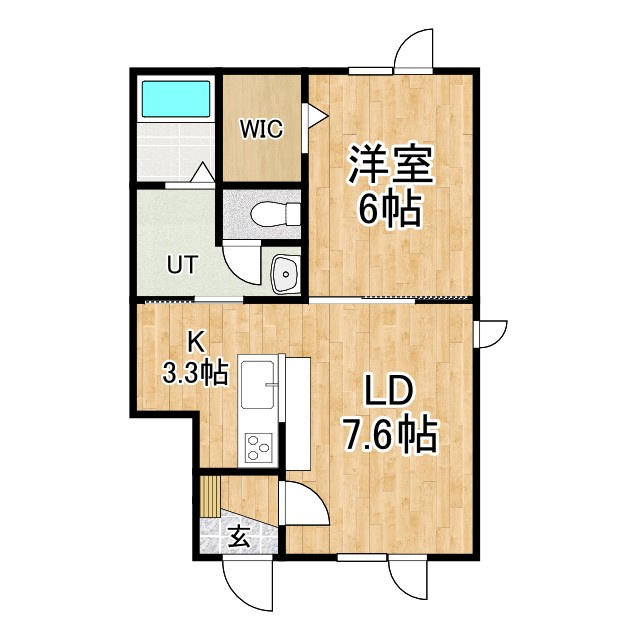 ミシェル　アンの間取り