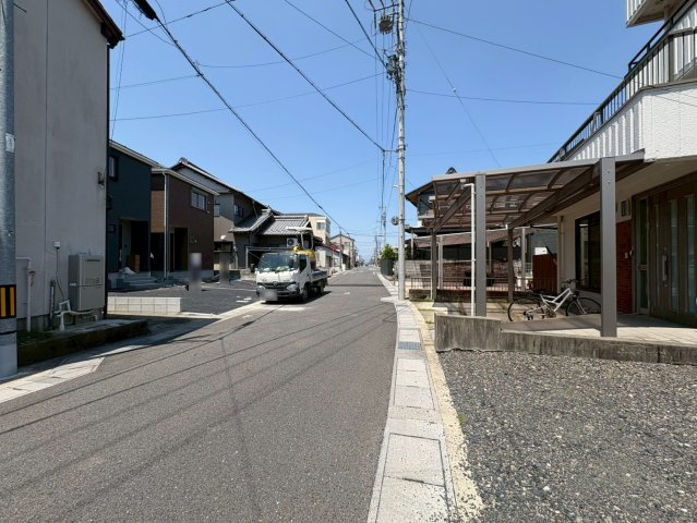 クワイエ　岐阜市日光町第4　全2区画分譲の前面道路含む現地写真|■前面道路　■ヤマダ不動産　株式会社リライフ　
■夢のマイホーム購入をフルサポートします！