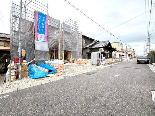 クワイエ　岐阜市日光町第4　全2区画分譲の外観|「現地（2026年4月7日）撮影」　　
■全体写真　
■ヤマダ不動産　株式会社リライフ　