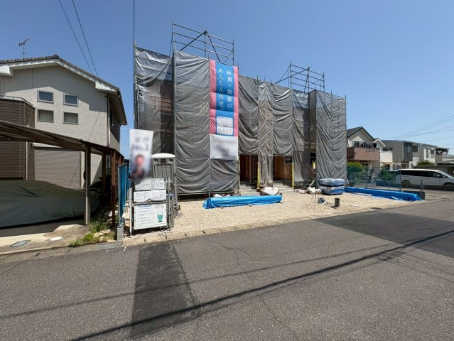 クワイエ　各務原市鵜沼朝日町第6　全2区画分譲の外観|「現地（2026年5月18日）撮影」　
■全体写真　
■ヤマダ不動産　株式会社リライフ　