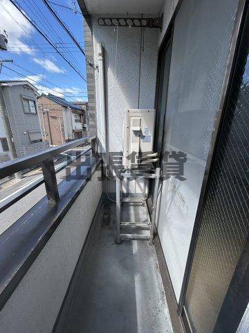仲介手数料0円！！スリーハイツのバルコニー