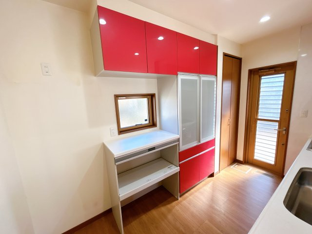 いわき市小名浜字吹松　戸建て　不動産プラスのキッチン|お料理しやすいキッチンです