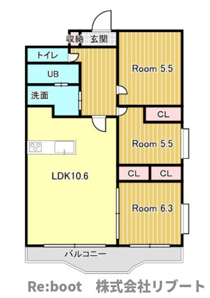 西船橋スクエアガーデンの間取り