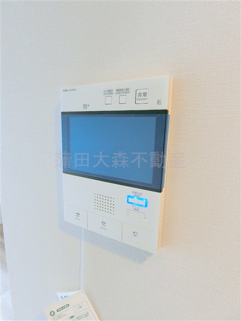 プライマル蒲田の設備|TVモニター付オートロック　インターホン
