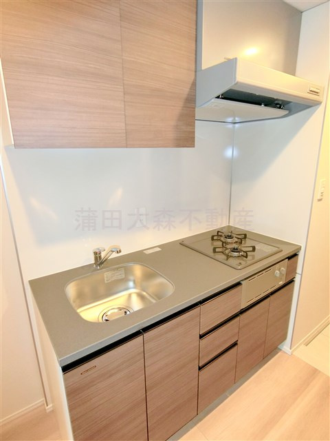 プライマル蒲田のキッチン|2口ガスシステムキッチン